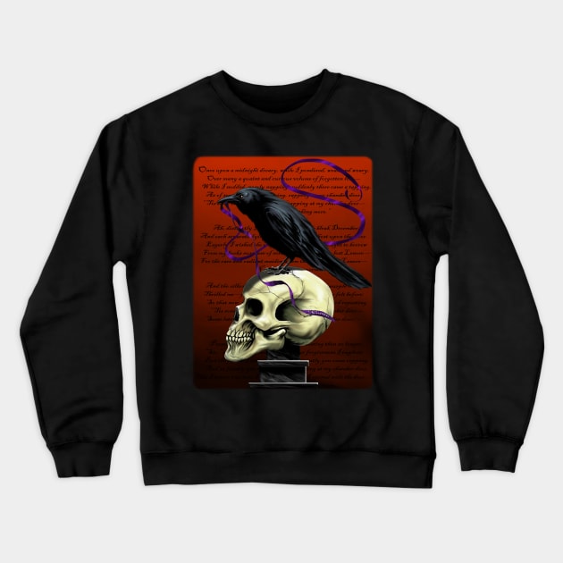 NEVERMORE Crewneck Sweatshirt by STARRJAM1969